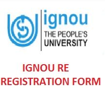 Ignou Re Registration Form 2021, January Session Apply Online